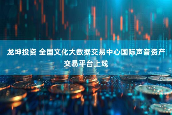 龙坤投资 全国文化大数据交易中心国际声音资产交易平台上线