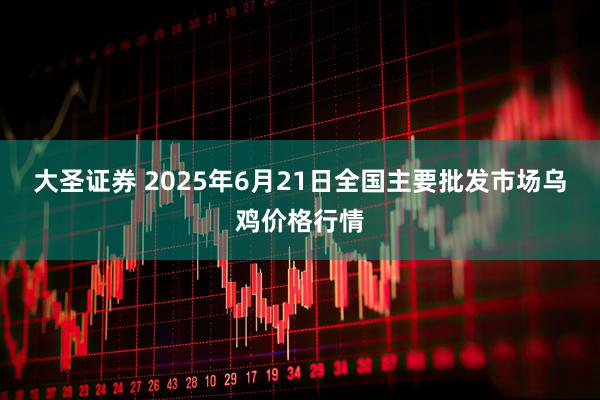 大圣证券 2025年6月21日全国主要批发市场乌鸡价格行情