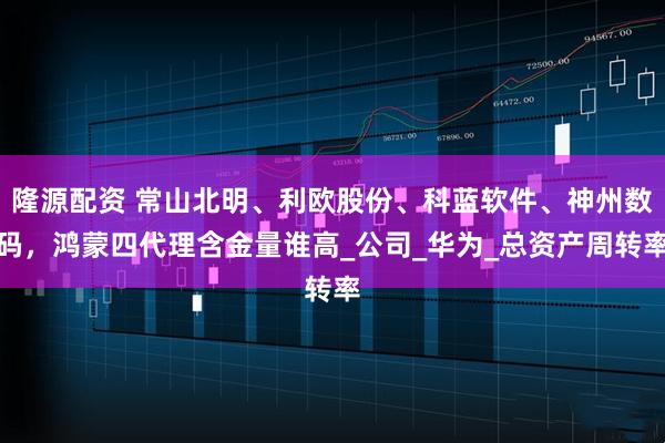 隆源配资 常山北明、利欧股份、科蓝软件、神州数码，鸿蒙四代理含金量谁高_公司_华为_总资产周转率