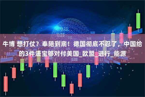 牛博 想打仗？奉陪到底！德国彻底不忍了，中国给的3件法宝够对付美国_欧盟_进行_能源