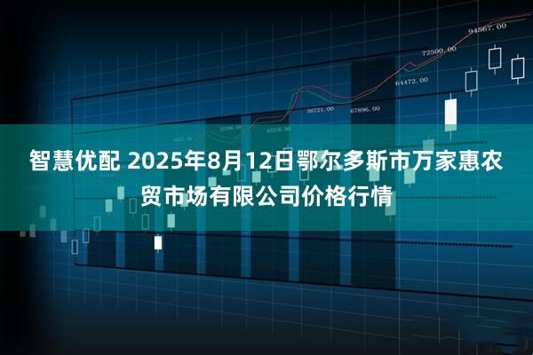 智慧优配 2025年8月12日鄂尔多斯市万家惠农贸市场有限公司价格行情